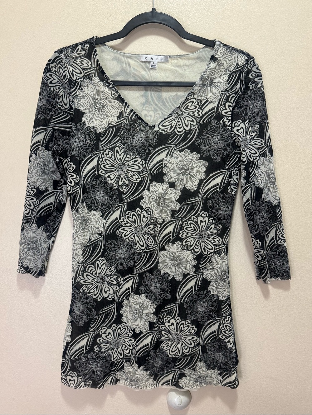 Cabi "Bali Free Spirit" Mesh Tunic Top